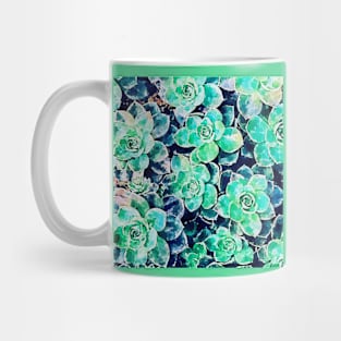 Succulent watercolor Mug